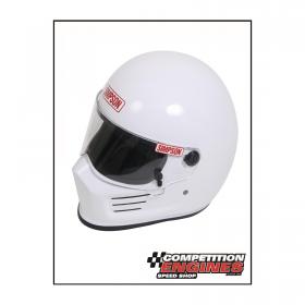 SIMPSON 6200041 Simpson Bandit Helmet, X-Large, White, Snell 2015